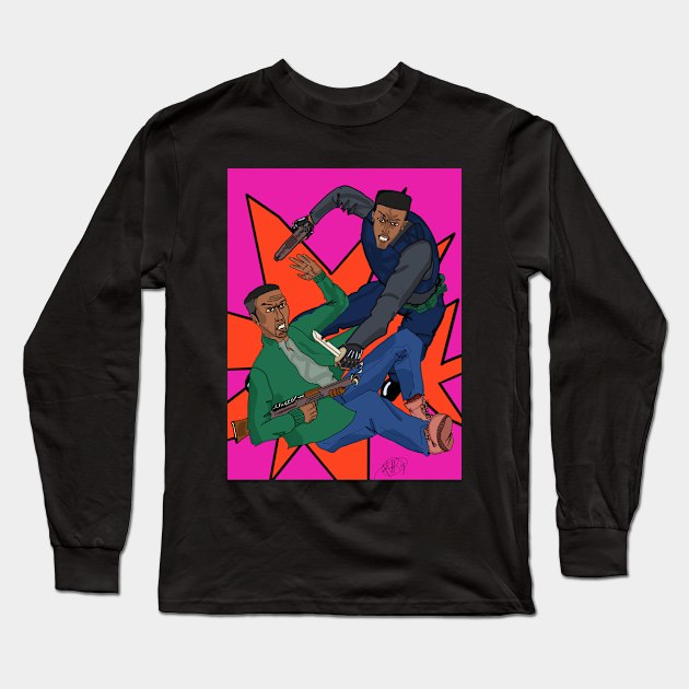 Will Smith Vs. Will Smith Long Sleeve T-Shirt by pvpfromnj